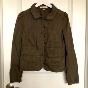 Loft Olive Canvas Jacket